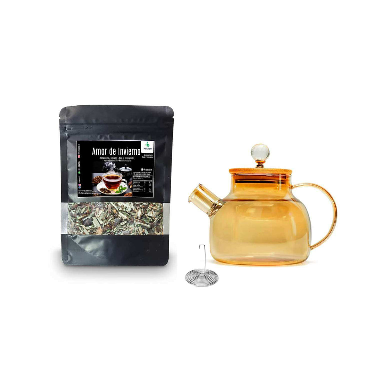 Pack Amor + Tetera Golden Leaf