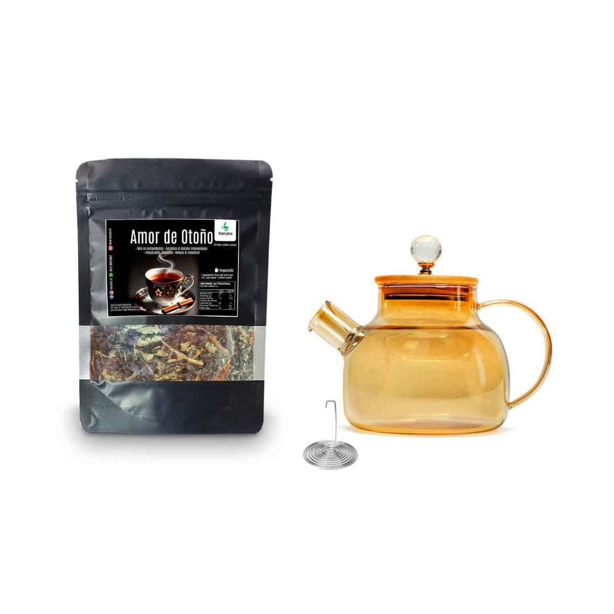 Pack Amor + Tetera Golden Leaf