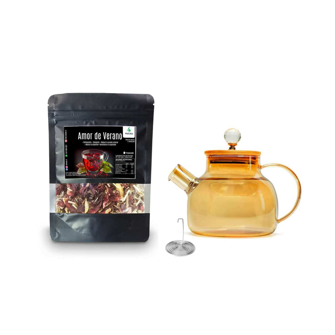 Pack Amor + Tetera Golden Leaf