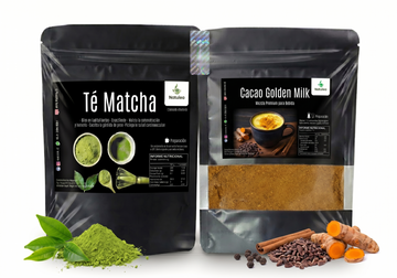Pack Dúo Equilibrio Perfecto. Leche dorada + Matcha