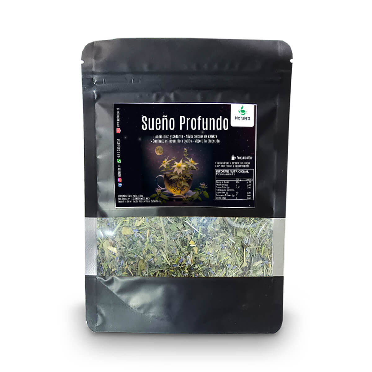 Sueño Profundo (Lavanda, Valeriana, Pasiflora, Melisa)