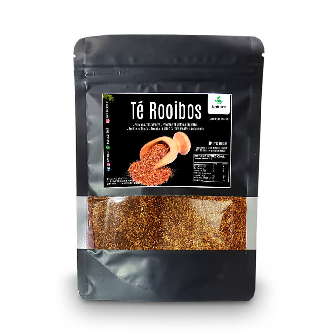 Té Rooibos (Orgánico, Sin Teína)
