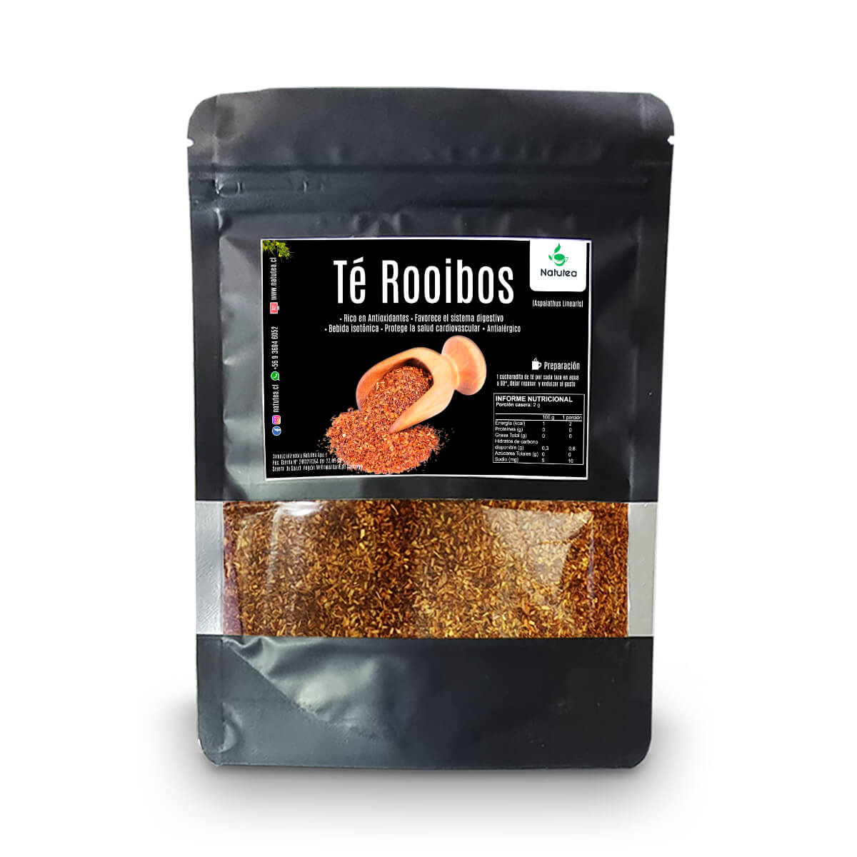 Té Rooibos (Orgánico, Sin Teína)