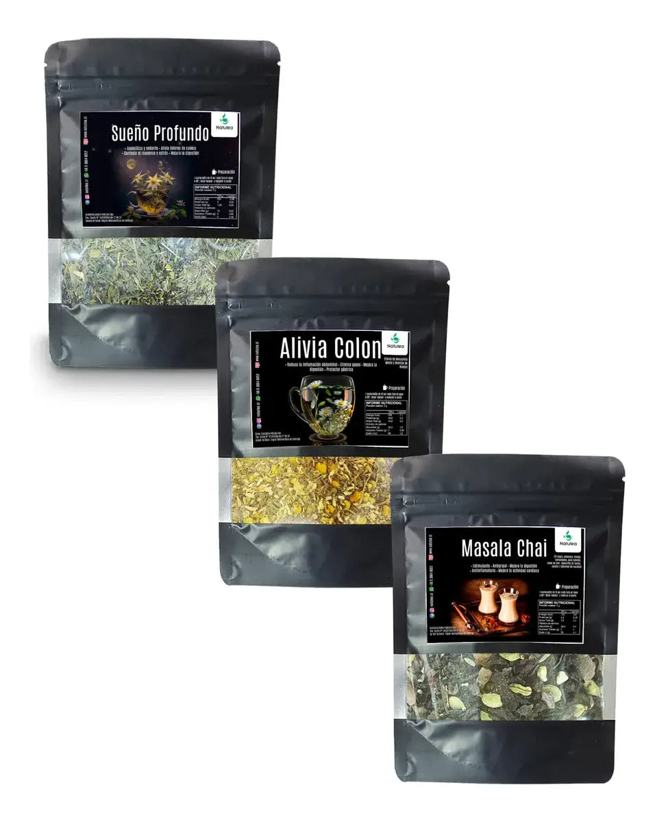 Pack Bienestar – Sueño Profundo + Alivia Colón + Masala Chai