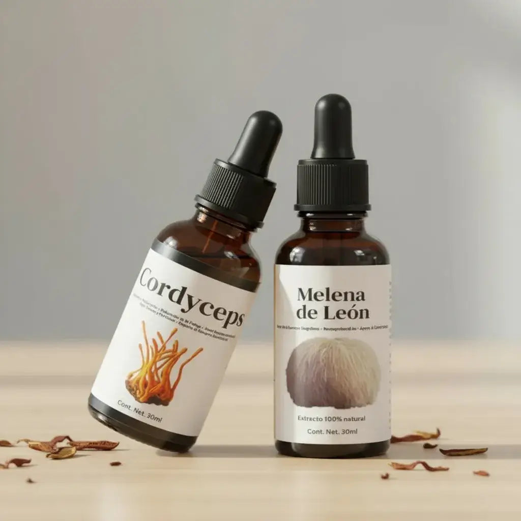 Pack De Melena De León Y Cordyceps