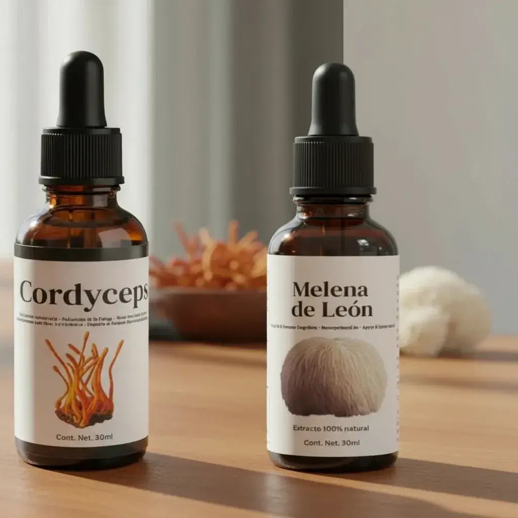 Pack De Melena De León Y Cordyceps