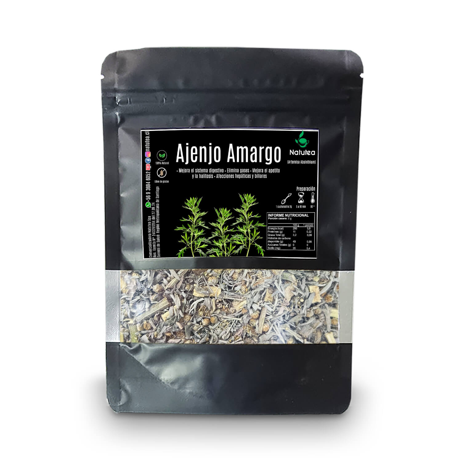 Ajenjo terminado AJENJO SECO NATUTEA - ARTEMISA
